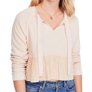Free People Sweet Jane Pullover Large Pink